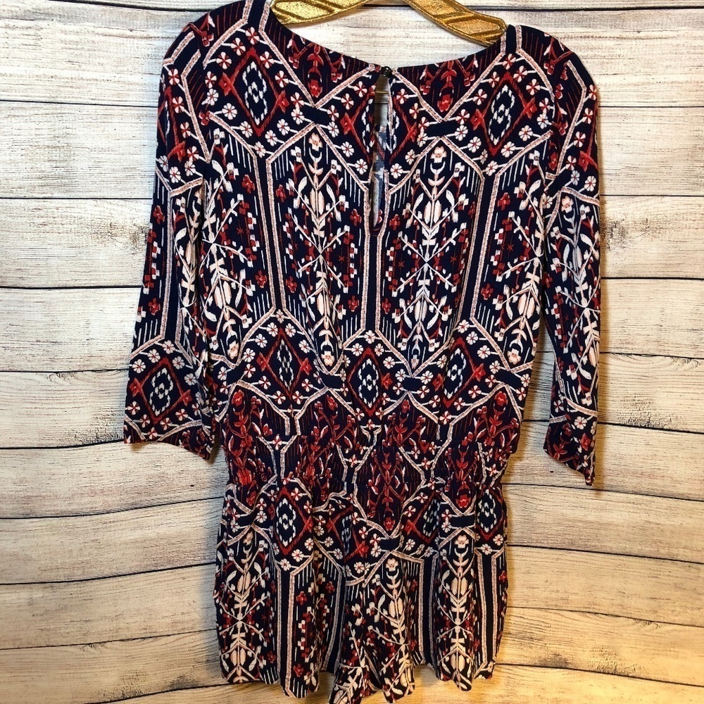 Ella Moss Flora Vista Printed Romper Size S